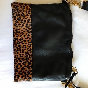 Limited edition Leopard RAIS CASE leather 3 in 1